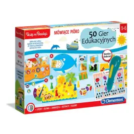 Talking Pen 50 Educational Games Play and Learn Polish Language Clementoni 50650
