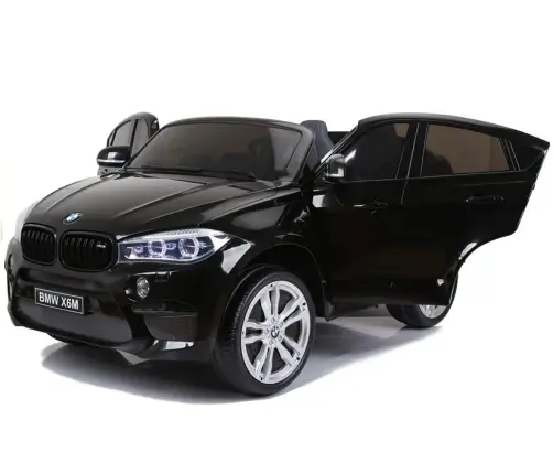Divvietīgs bērnu elektromobilis BMW X6M Black