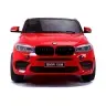 Divvietīgs bērnu elektromobilis BMW X6M Red