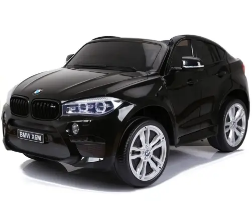 Divvietīgs bērnu elektromobilis BMW X6M Black Painting