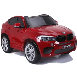 Divvietīgs bērnu elektromobilis BMW X6M Red Painting