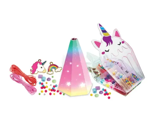 Crazy Chic Unicorn Bracelet Bead Set Clementoni 50882