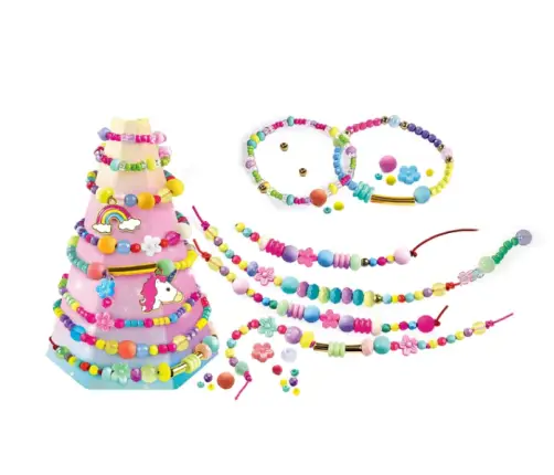 Crazy Chic Unicorn Bracelet Bead Set Clementoni 50882