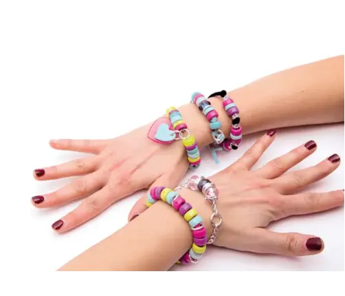 Crazy Chic Colourful Bracelet Bead Set Clementoni 78415