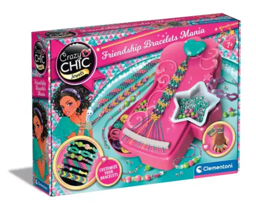Crazy Chic Bracelet Studio: Friendship Bracelet Mania Clementoni 18857 Crazy Chic Bracelet Studio: Friendship Bracelet Mania Clementoni 18857