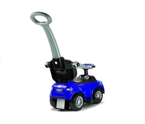 614W Toddlers Ride On Push Along with Parent Handle - Blue