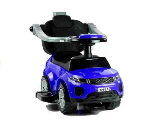 614W Toddlers Ride On Push Along with Parent Handle - Blue