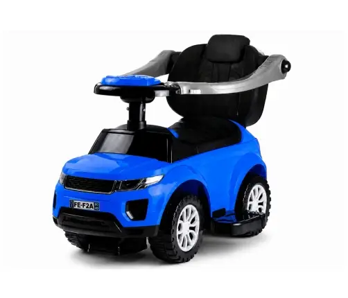 614W Toddlers Ride On Push Along with Parent Handle - Blue