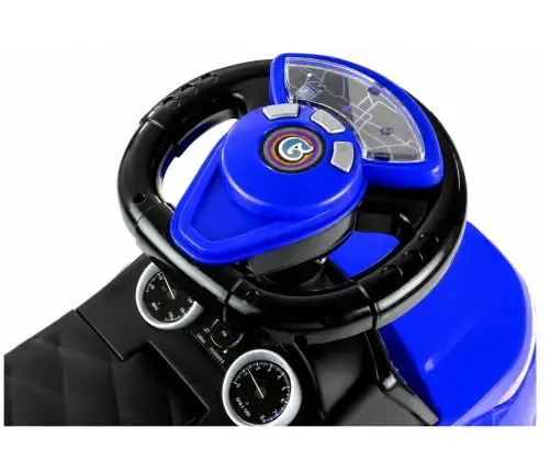 614W Toddlers Ride On Push Along with Parent Handle - Blue