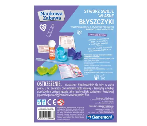 Scientific Fun Lip Balm Laboratory Kit Clementoni 50066 Scientific Fun Lip Balm Laboratory Kit Clementoni 50066