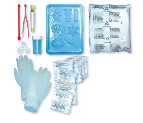 Science & Play Fluorescent Crystals Set Polish Language Clementoni 60584