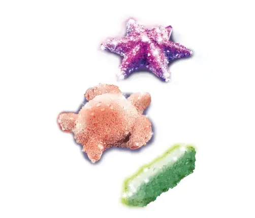 Science & Play Fluorescent Crystals Set Polish Language Clementoni 60584