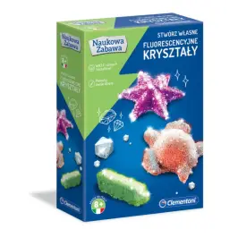 Science & Play Fluorescent Crystals Set Polish Language Clementoni 60584