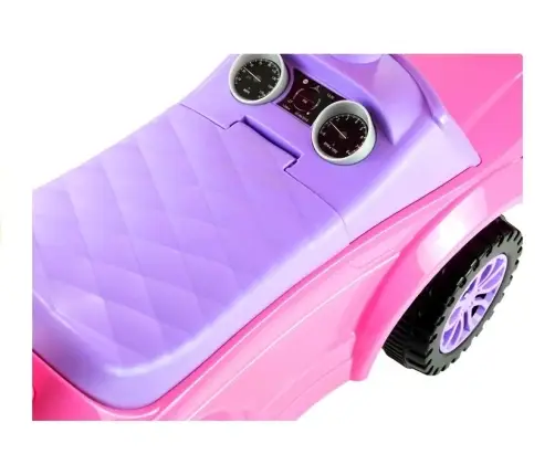 614W Toddlers Ride On Push Along with Parent Handle - Pink