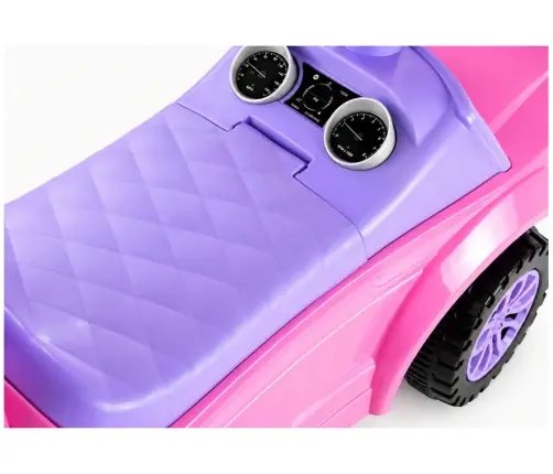 614W Toddlers Ride On Push Along with Parent Handle - Pink