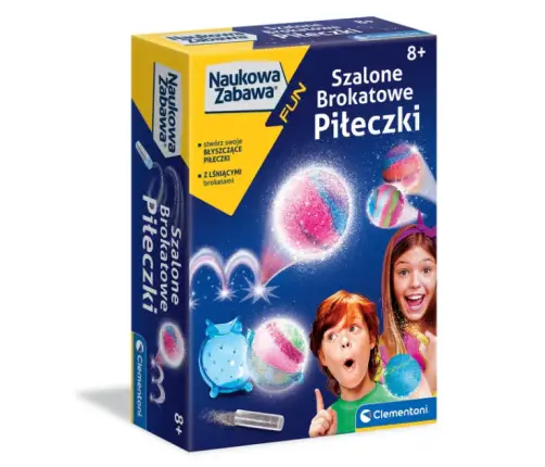 Scientific Fun Mini Lab: Crazy Glitter Balls Clementoni 50702