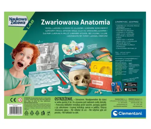 Scientific Fun Crazy Anatomy Kit Clementoni 50697