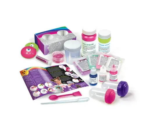 Science & Play Super Colorful Slime Laboratory Polish Language Clementoni 50636