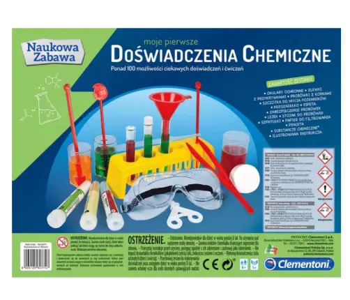 Wissenschaft & Spiel Mein Erstes Chemie-Experimente-Set Polnische Sprache Clementoni 60774