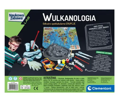Scientific Fun Volcanology Science Kit Clementoni 50893