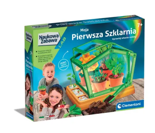 Science & Play My First Greenhouse Laboratory Botany & Plants Polish Language Clementoni 50861