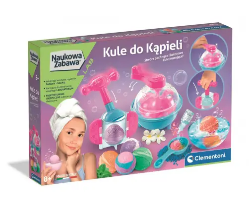 Science & Play Bath Bomb Laboratory Polish Language Clementoni 50397