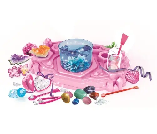 Science & Play Crystal Jewelry Laboratory Gemstones & Minerals Polish Language Clementoni 50398