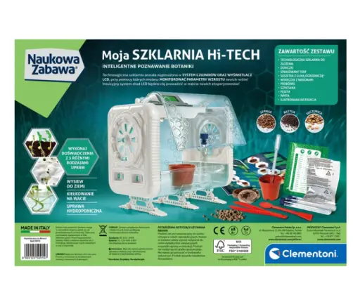 Scientific Fun HI-TECH Greenhouse Lab: Botanical Experiments Clementoni 50915