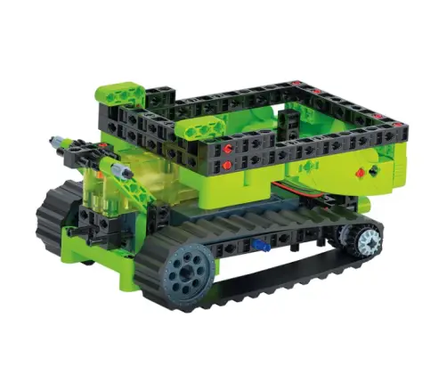 Science & Play Construction Laboratory Mechanics Crawler Tractor Electric Motor Polish Language Clementoni 50689