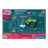 Science & Play Construction Laboratory Mechanics Crawler Tractor Electric Motor Polish Language Clementoni 50689