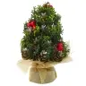 Artificial Decorative Christmas Tree Cones Red Rowan Decorations 17x10cm