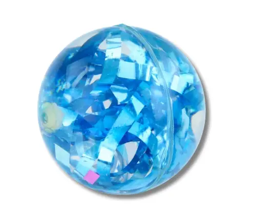 Flexible Rubber Bouncing Ball Confetti Lights Mix 7 cm