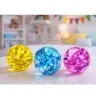 Flexible Rubber Bouncing Ball Confetti Lights Mix 7 cm