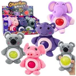 Plush Toy for Squeezing, Kneading, Squeezing with Water Balls Elephant Pig 15 cm Plush Toy for Squeezing, Kneading, Squeezing with Water Balls Elephant Pig 15 cm