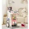 Doctor Dentist Set Medical Cart Lights Pink 26 pcs.