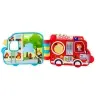Interactive Educational Book Vehicles Lights Sounds Moving Elements