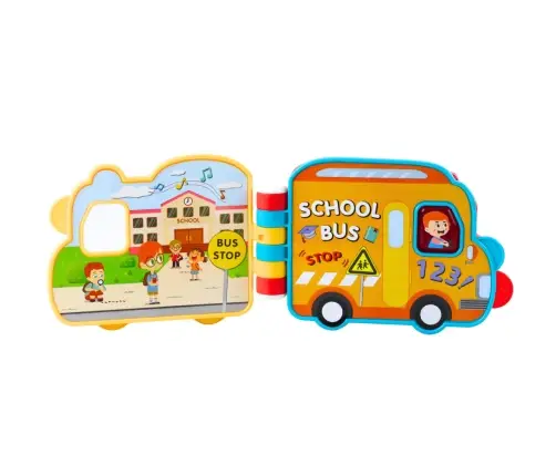 Interactive Educational Book Vehicles Lights Sounds Moving Elements
