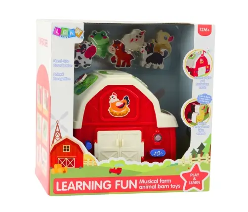 Interaktives Bauernhaus mit Musik, Tieren, Lichtern und Geräuschen
