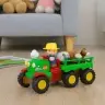 Educational Interactive Tractor for Toddlers Animals Lights Sounds