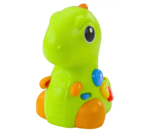 Interactive Toy for Toddlers Dinosaur on Wheels Lights and Sounds