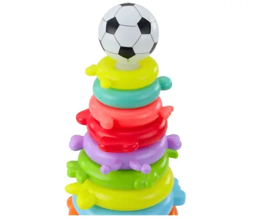 Educational Pyramid Puzzle Ball Stickers 13 Levels Colorful