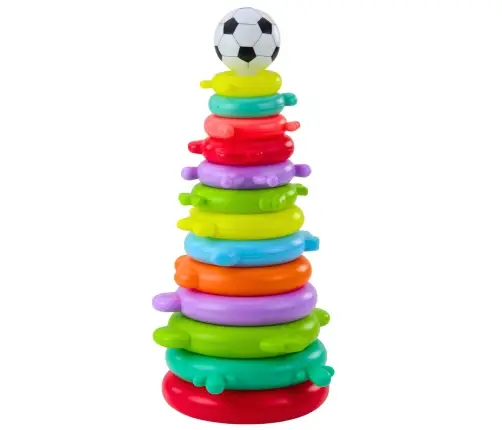 Educational Pyramid Puzzle Ball Stickers 13 Levels Colorful