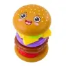 Hamburger Pyramid Puzzle For Children Colorful 7 pcs.