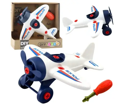 DIY Creative Kit: Screwdriver Plane, Police Screwdriver