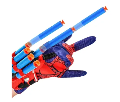 Spider Foam Dart Launcher Glove For Children 10pcs.