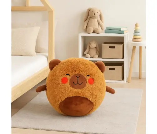 Jumping Ball Growing Plush Capybara Brown Pump 50 cm