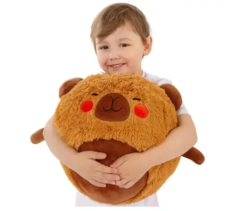Jumping Ball Growing Plush Capybara Brown Pump 50 cm