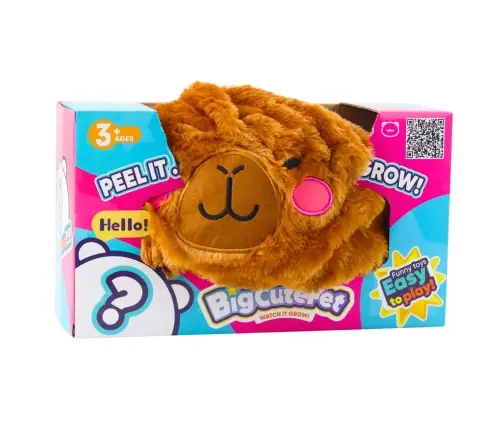 Jumping Ball Growing Plush Capybara Brown Pump 50 cm