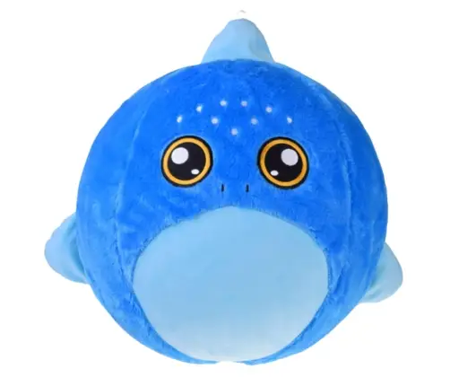 Growing Plush Blue Shark Jumping Ball Pump 50 cm