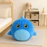 Growing Plush Blue Shark Jumping Ball Pump 50 cm
